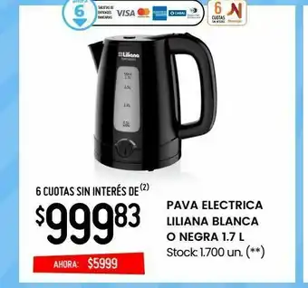Changomas Pava electrica liliana blanca oferta