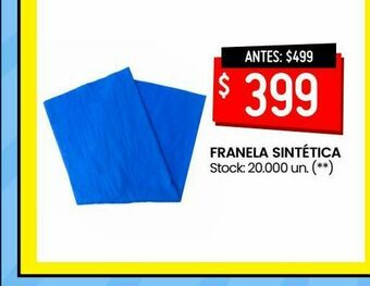 Walmart Franela sintetica oferta