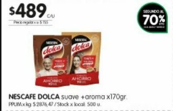 Jumbo Cafe nescafé dolca 170g oferta