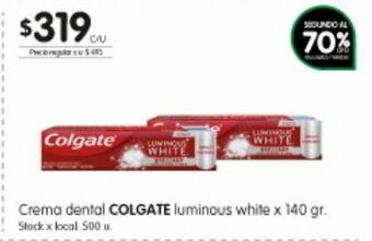 Jumbo Crema dental colgate 140g oferta