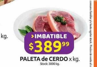 Cordiez Paleta De Cerdo X Kg oferta