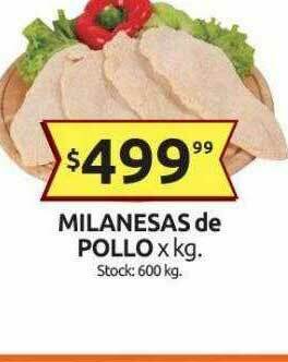 Cordiez Milanesas De Pollo X Kg oferta