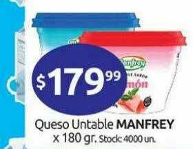Cordiez Queso Untable Manfrey oferta