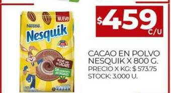 Supermercados DIA Cacao En Polvo Nesquik oferta
