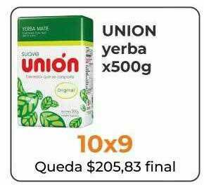 Pasos Supermercado Union Yerba oferta