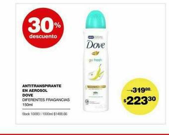 Atomo Conviene Antitranspirante En Aerosol Dove Diferentes Fragancias 30% Descuento oferta
