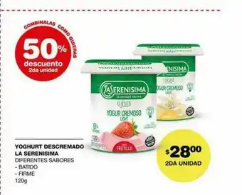 Atomo Conviene Yoghurt Descremado La Serenisima 50% De Descuento 2da Unidad oferta