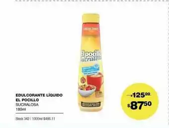 Atomo Conviene Edulcorante Líquido El Pocillo Sucralosa oferta