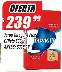 Supermercados Comodin Yerba Taragui 4 Flex C Palo oferta