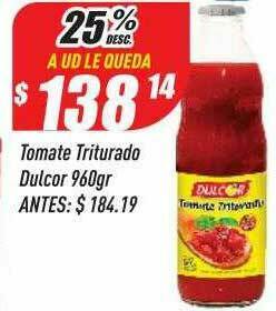 Supermercados Comodin Tomate Triturado Dulcor oferta