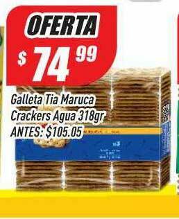 Supermercados Comodin Galleta Tia Maruca Crackers Agua oferta