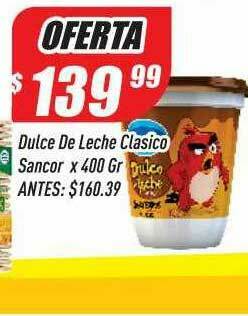 Supermercados Comodin Dulce De Leche Clasico Sancor oferta