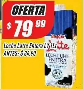 Supermercados Comodin Leche Latte Entera Lv oferta