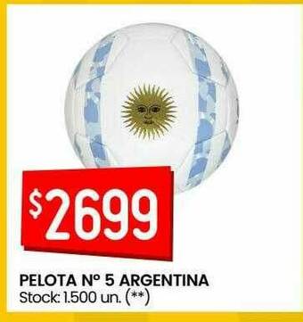Walmart Pelota N° 5 Argentina oferta