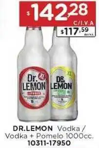 Hipermay Dr. Lemon Vodka / Vodka + Pomelo 1000cc oferta