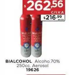 Bialcohol Alcoho. 70% Aerosol 250cc.