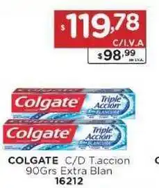 Hipermay Colgate C/d T.Accion Extra Blan 90grs oferta