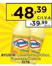 Hipermay Ayudín Lavandina M. Pureza/Clasica 1000cc. oferta