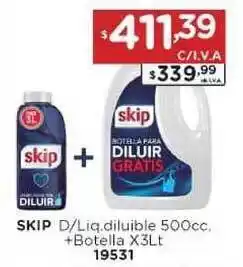 Hipermay Skip D/Liq. Diluible+Botella x3Lt 500cc. oferta