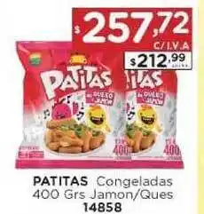 Hipermay Patitas Congeladas Jamon/Ques 400grs oferta