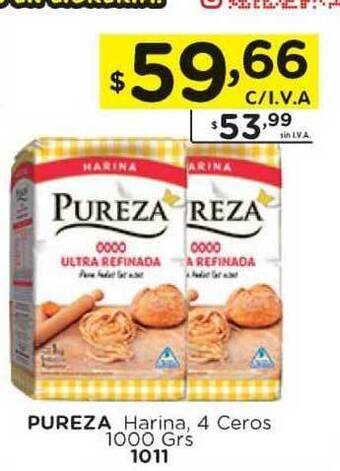 Hipermay Pureza Harina 4 Ceros 1000grs oferta