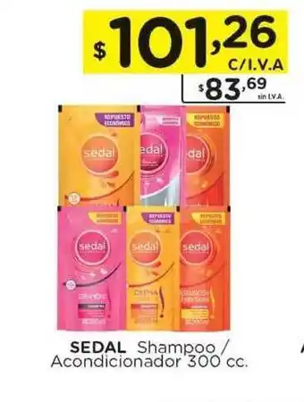 Hipermay Sedal Shampoo / Acondicionador 300cc. oferta