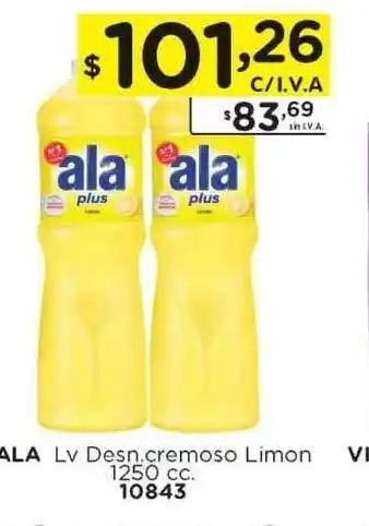 Hipermay Ala Plus Lv Desn. cremoso Limon 1250cc. oferta