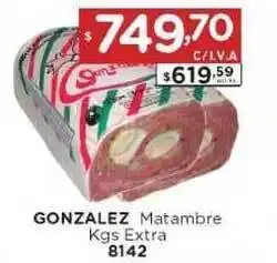 Hipermay Gonzalez Matambre Kgs Extra oferta