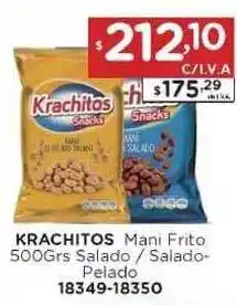 Hipermay Krachitos Mani Frio Salado/Salado-Pelado 500grs oferta