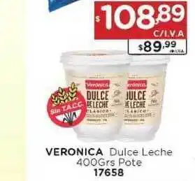 Hipermay Veronica Dulce Leche Pote 400grs oferta