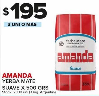 Carrefour Yerba mate amanda 500g oferta