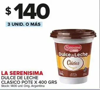 Carrefour Dulce de leche la serenísima 400g oferta