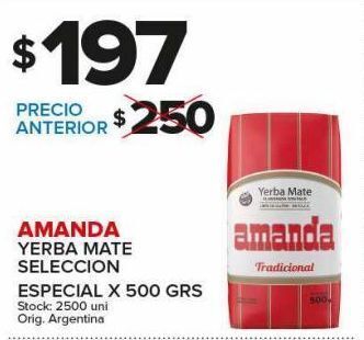 Carrefour Yerba mate amanda 500g oferta