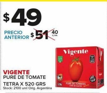 Carrefour Puré de tomate vigente 520g oferta
