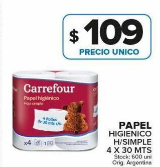 Carrefour Papel higiénico carrefour oferta