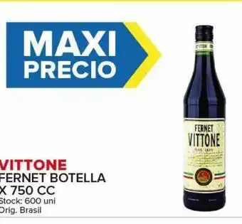 Carrefour Fernet botella vittone 750cc oferta
