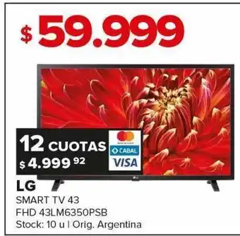 Carrefour Smart tv 43 lg oferta
