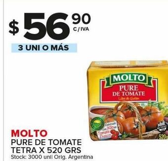 Carrefour Maxi Puré de tomate molto 520g oferta