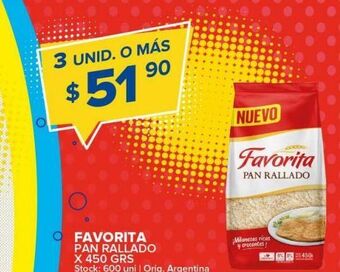 Carrefour Maxi Pan rallado favorita 450g oferta
