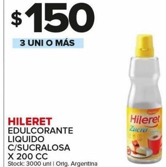 Carrefour Maxi Edulcorante hileret liquido c/sucralosa 200cc oferta