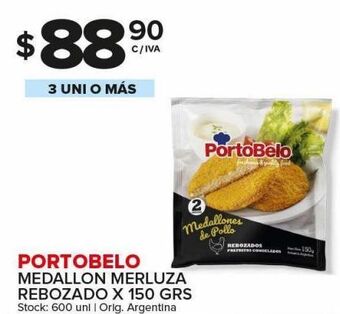 Carrefour Maxi Medallon de merluza portobelo 150g oferta
