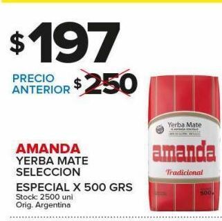 Carrefour Maxi Yerba mate amanda selección especial 500g oferta