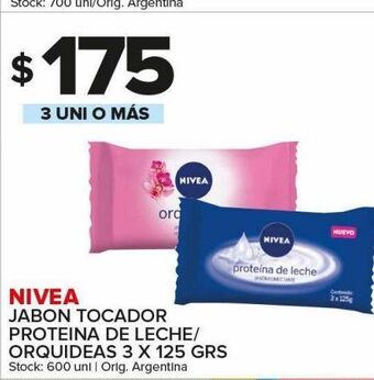 Carrefour Maxi Jabón de tocador nivea 3 x 125g oferta