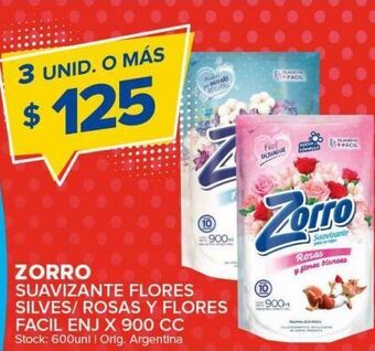 Carrefour Maxi Suavizante zorro flores silvestres 900cc oferta