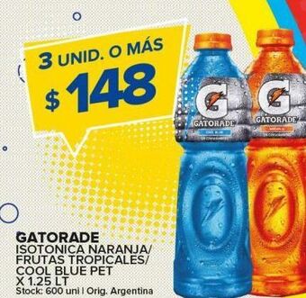Carrefour Maxi Bebida isotónica gatorade 1,25l oferta