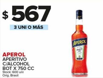 Carrefour Maxi Aperitivo aperol 750cc oferta