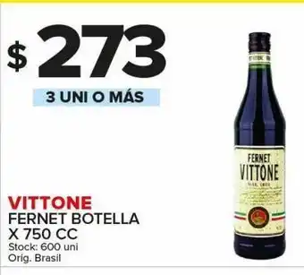 Carrefour Maxi Fernet vittone 750cc oferta