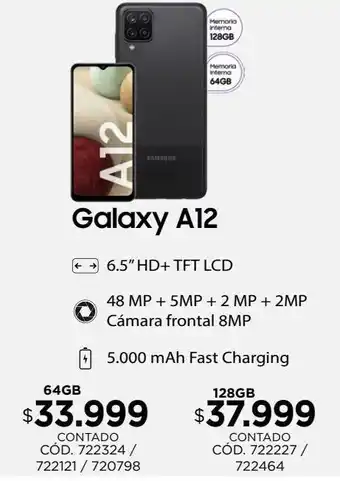 Coppel Galaxy a12 128gb oferta