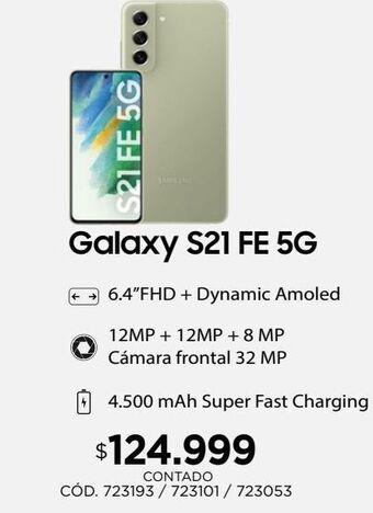 Coppel Galaxy s21 fe 5g oferta