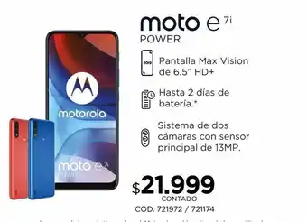 Coppel Moto e 7i power oferta